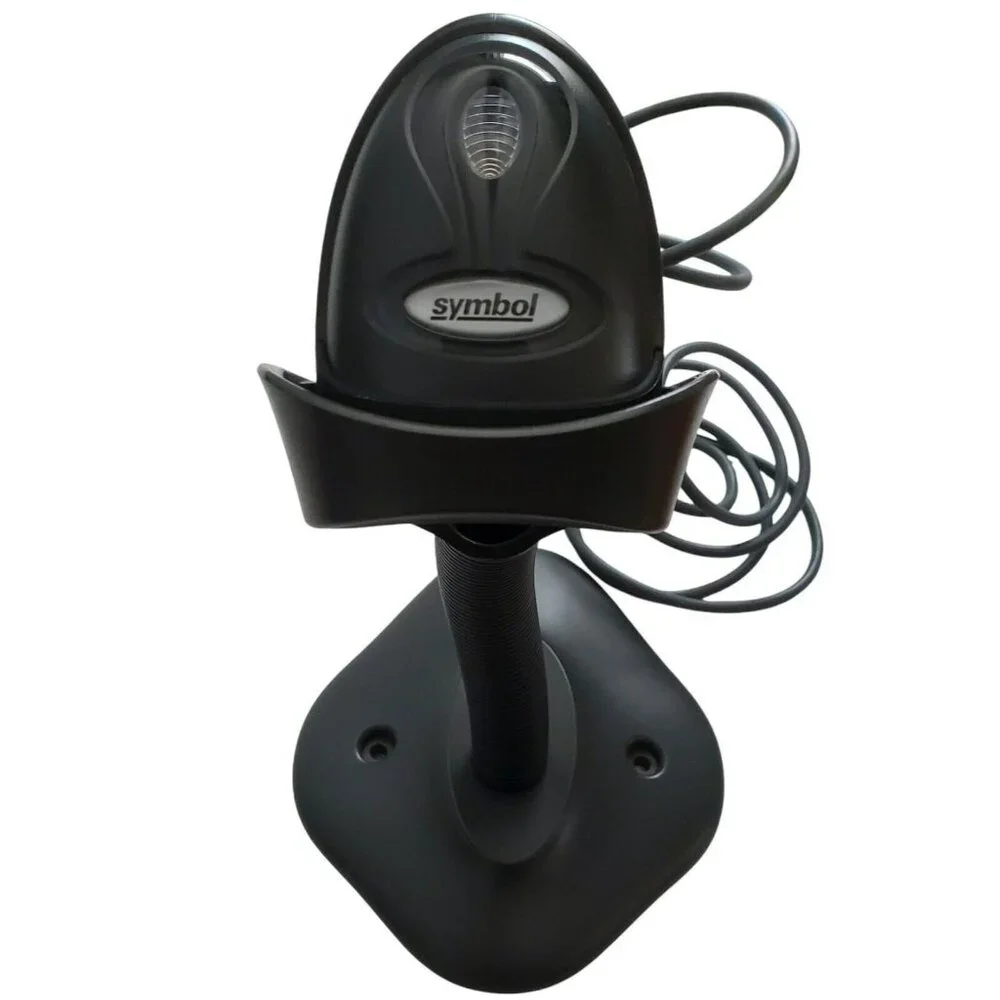 Laser Barcode Scanner Corded Handheld Stand Zebra Symbol LS2208 Scan UPC Codes - Picture 3 of 14
